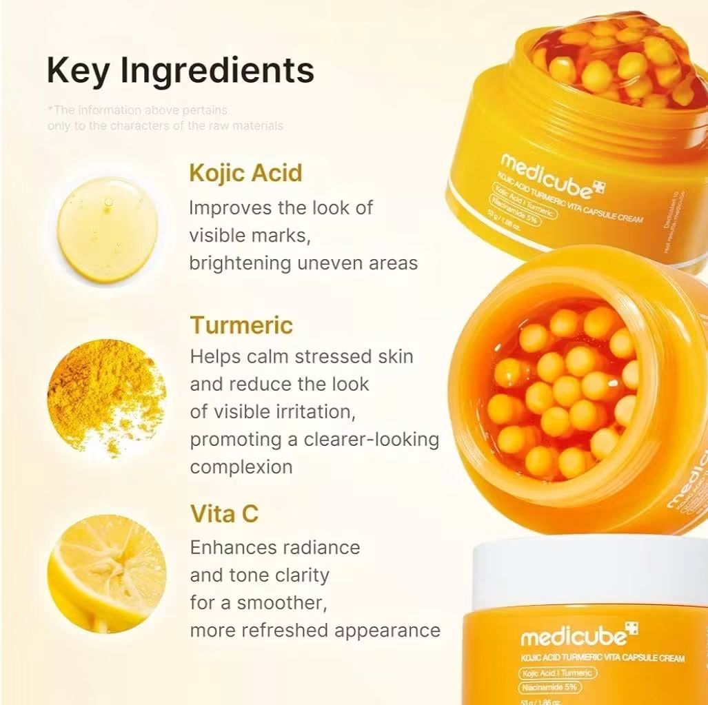 Medicube Cojic Acid Turmeric Vita Capsule Cream