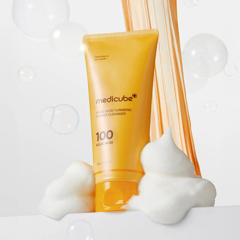 Medicube Kojic Acid Tumeric Toning Cleanser 120 gm