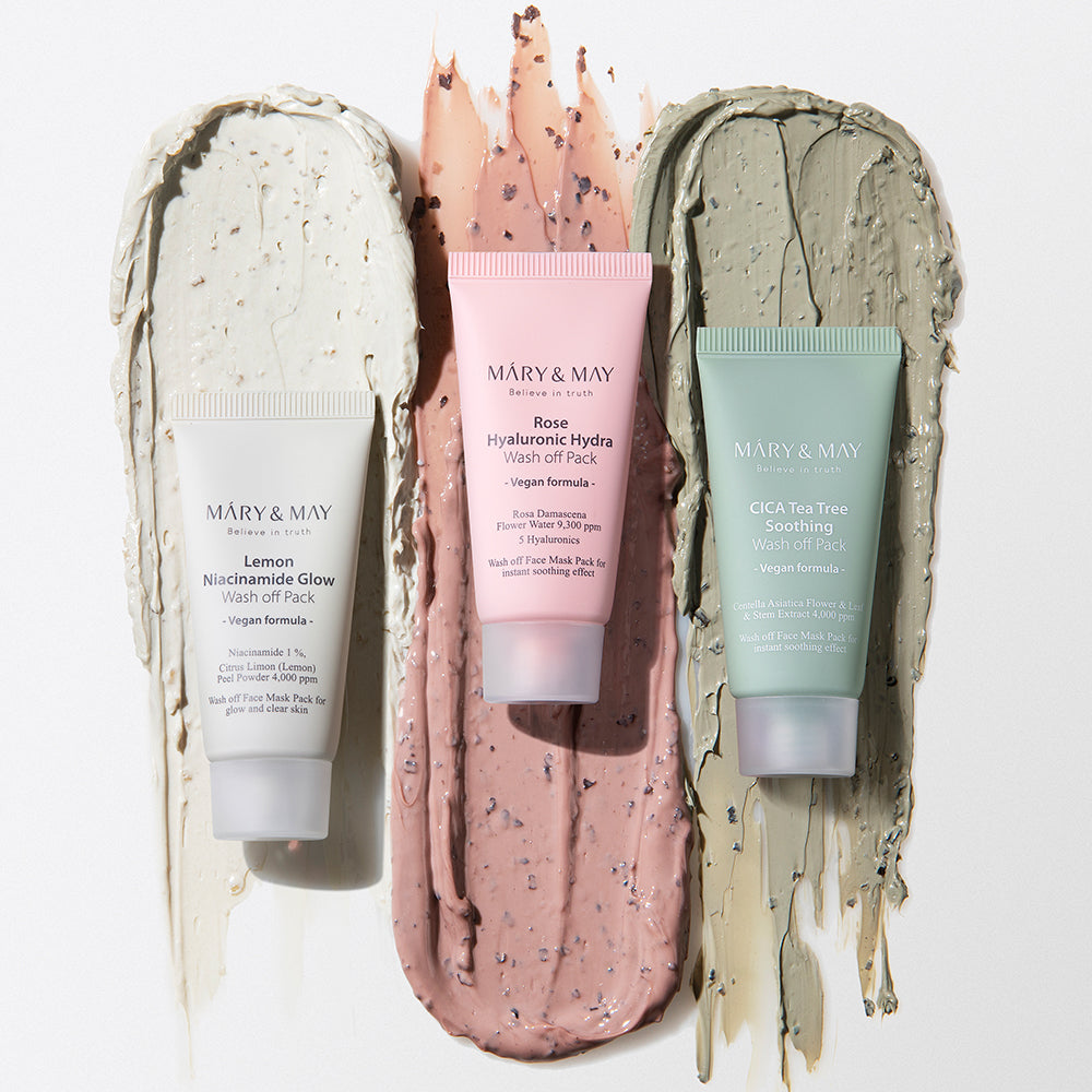 Mary&May Vegan Wash off Mask Mini Gift Set