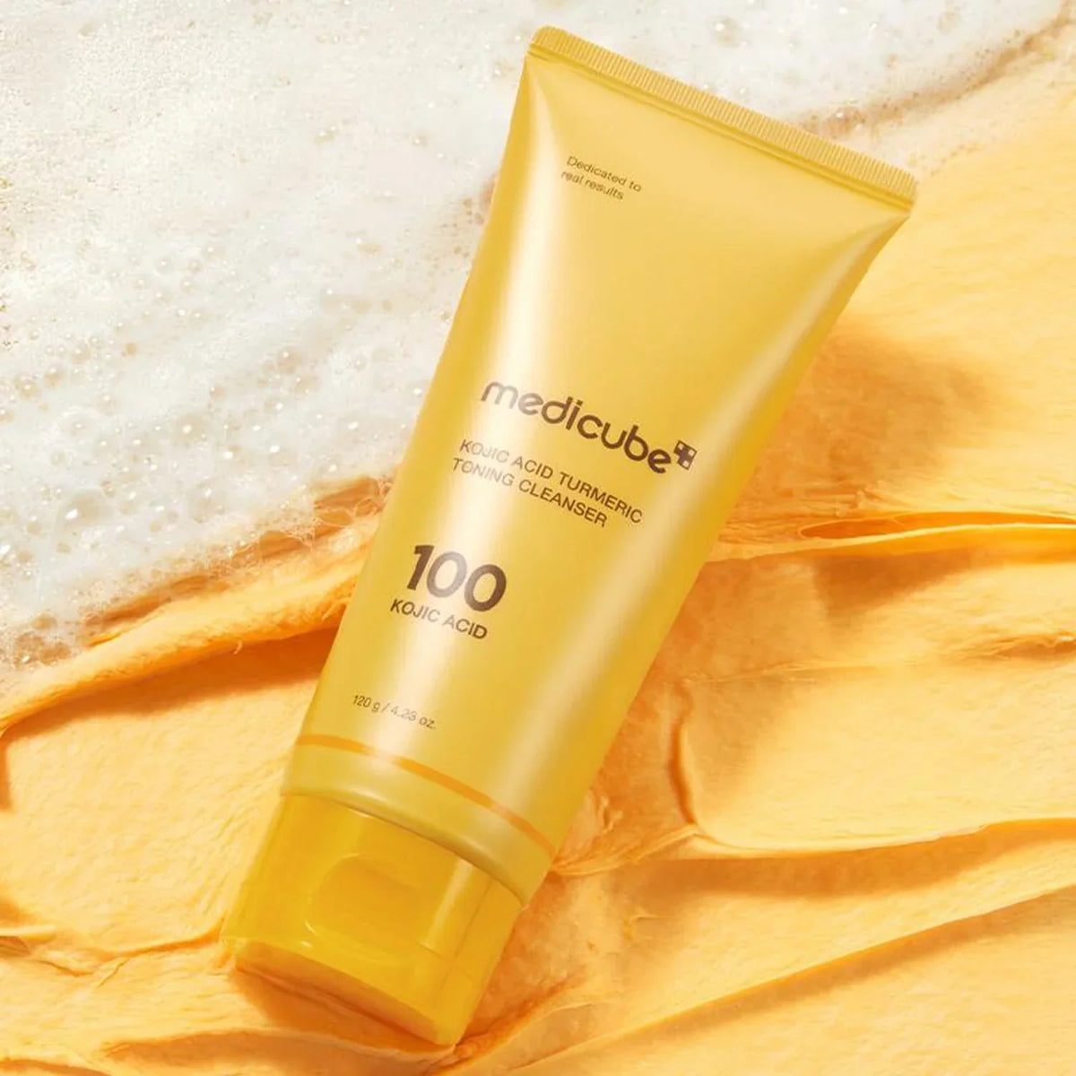 Medicube Kojic Acid Tumeric Toning Cleanser 120 gm