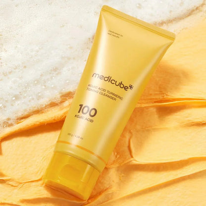 Medicube Kojic Acid Tumeric Toning Cleanser 120 gm