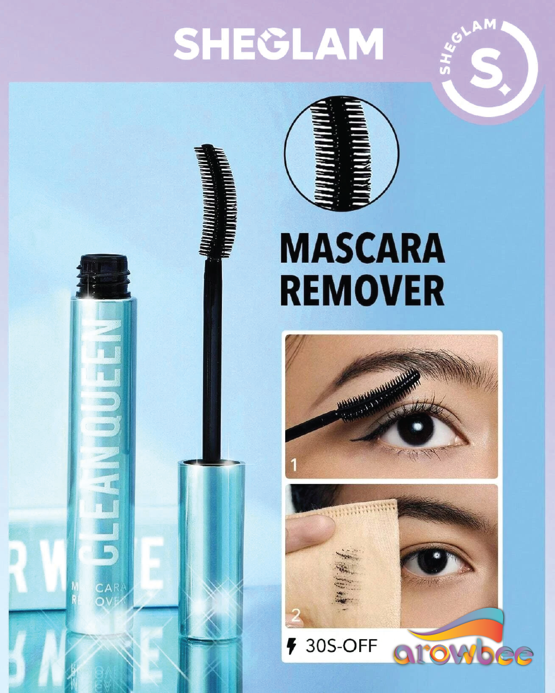 Sheglam Clean Queen Mascara Remover