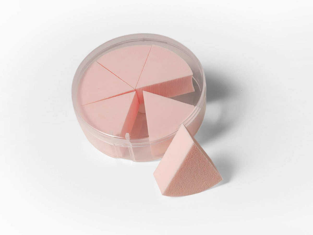 Pink Dose Triangles Sponge Pcs 6