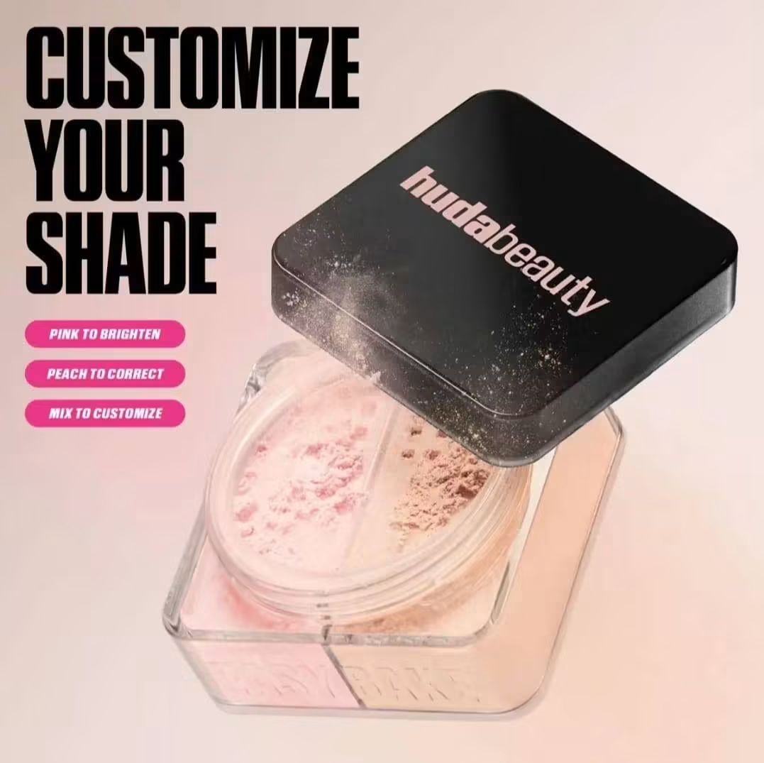 Huda Beauty Easy Bake Duo Loose Poweder Cherry Peach