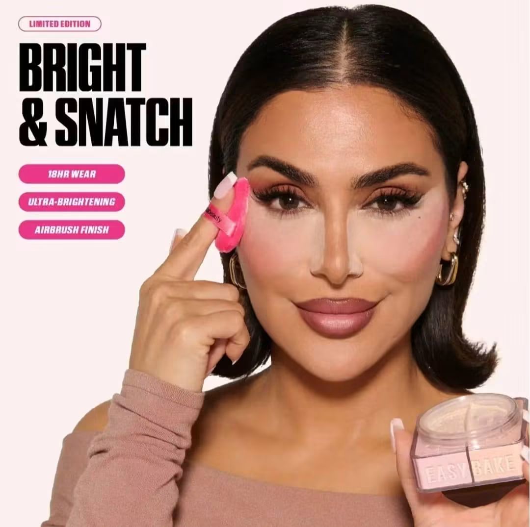 Huda Beauty Easy Bake Duo Loose Poweder Cherry Peach