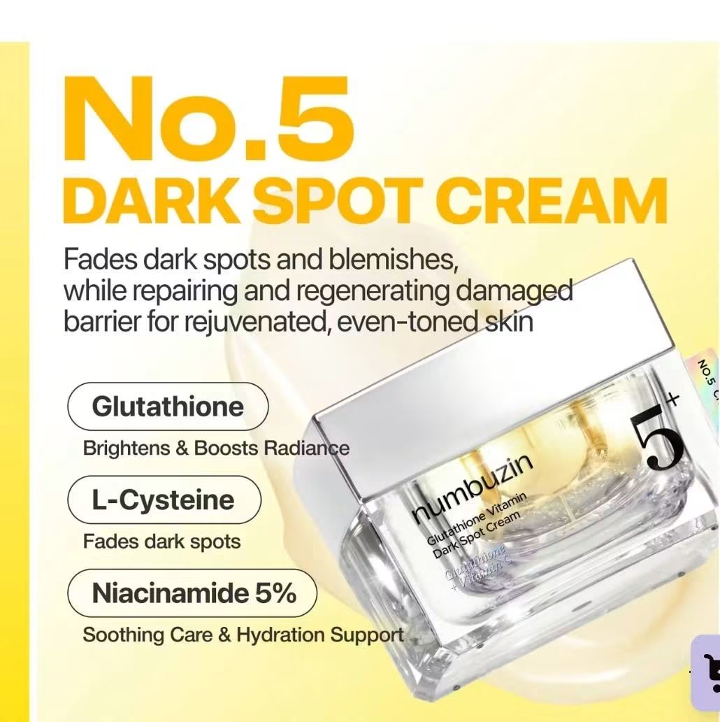 Numbuzin 5+ Gultathion Vitamin Dark spot Cream