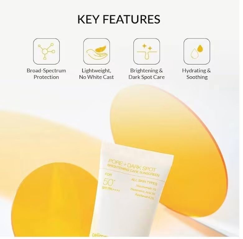 Celimax Pore Plus Dark spot brightening care sunscreen SPF %0+