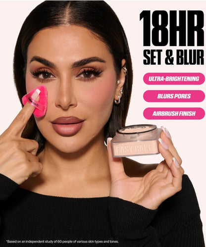 Huda Beauty Easy Bake Loose Baking and Setting Poweder Cherry Blossom Cake