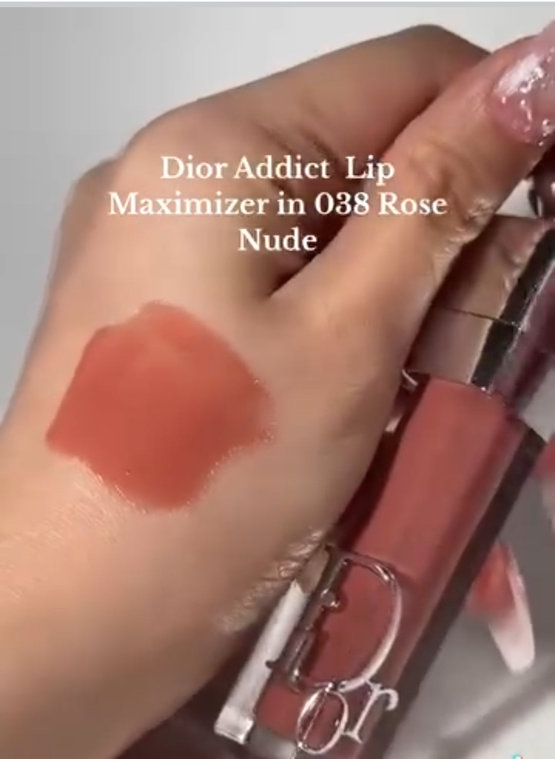 Dior Addict Lip Maximizer Gloss ( 038 Rose Nude)