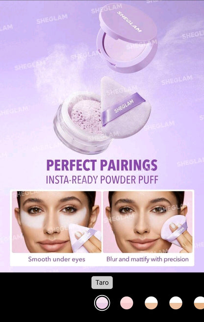 Sheglam Insta ready Face And Under Eye Setting Poweder Duo (Taro )