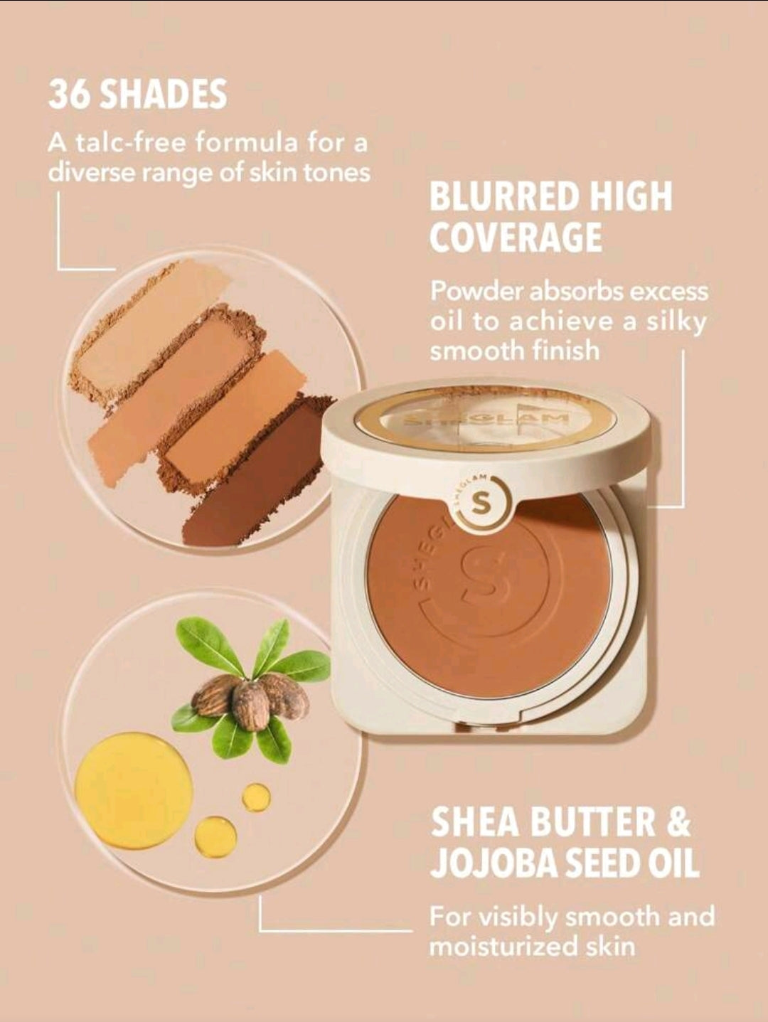 Sheglam Skin Focus High Coverage Powder Foundation