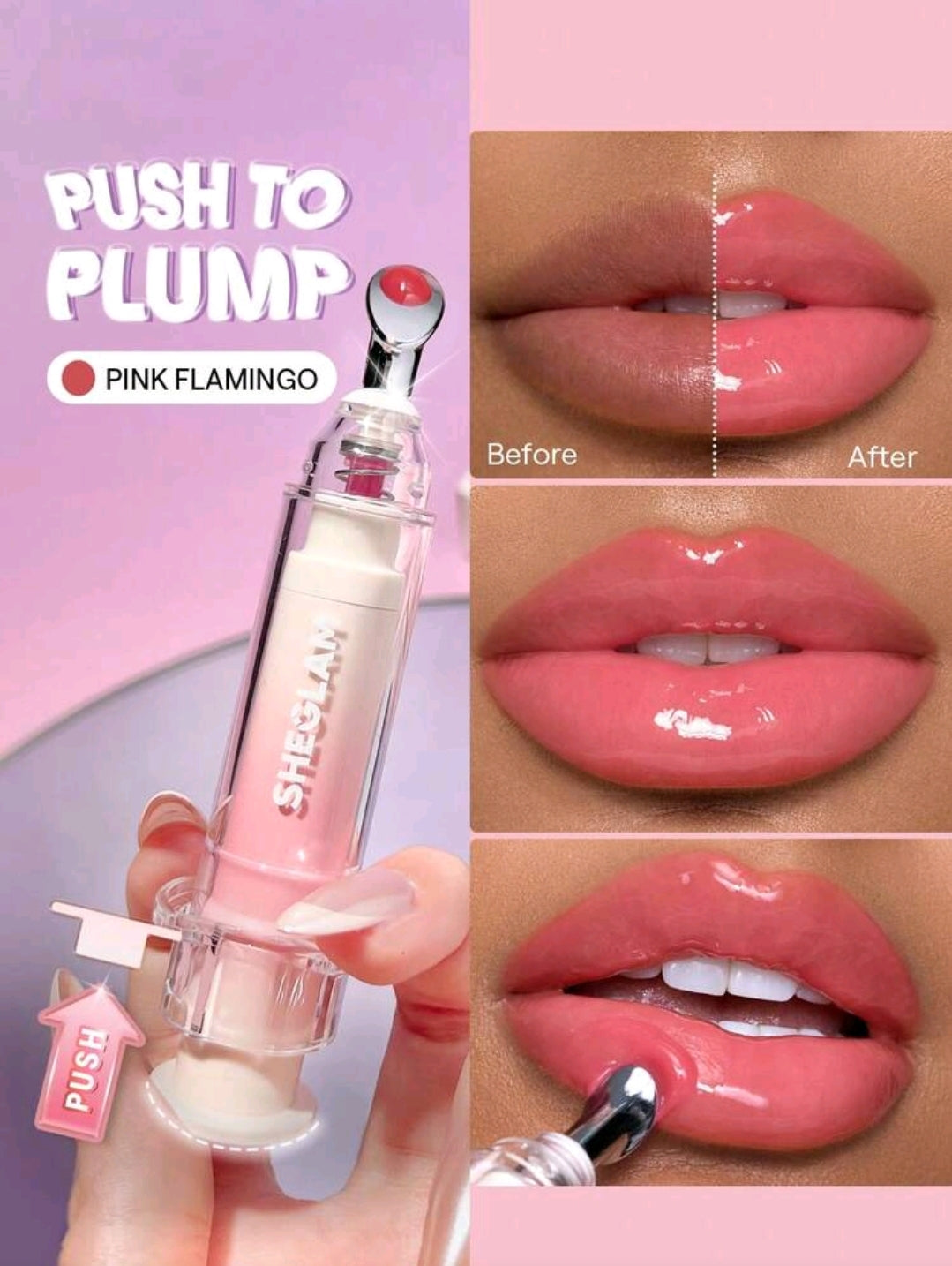 Sheglam Booster Shine Plumping Lip Glass