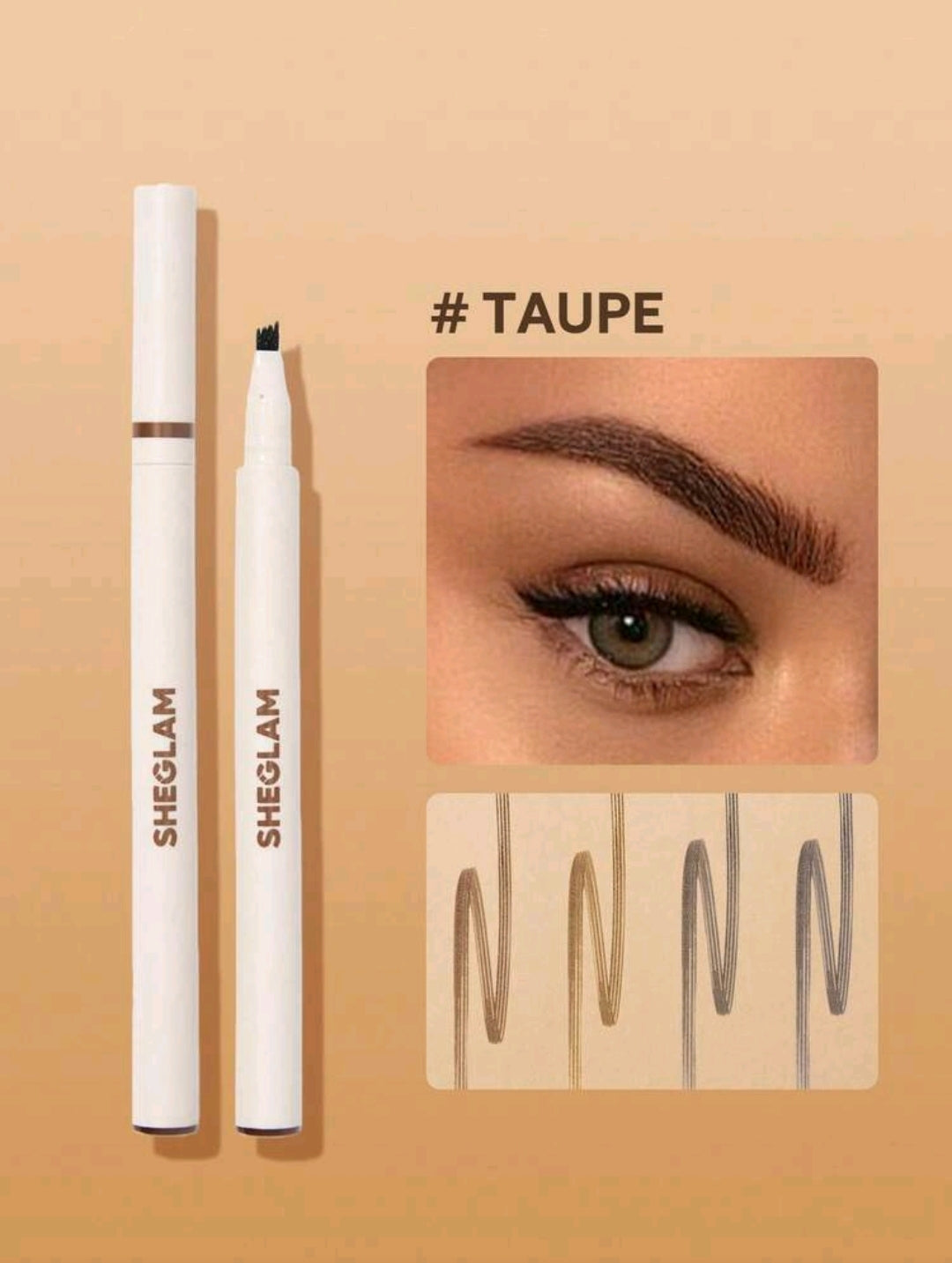 Sheglam Feather better Liquid Eye Brow Pencil ( Taupe )
