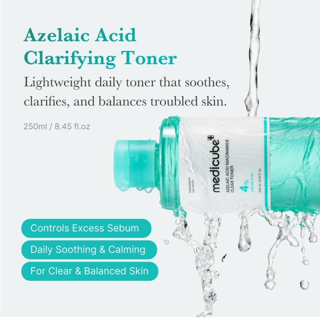 Medicube Azelaic Acid Niacinamide Clarifying Toner 250 ml