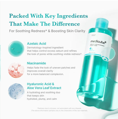 Medicube Azelaic Acid Niacinamide Clarifying Toner 250 ml