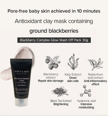 Mary&May Vegan Wash off Mask Mini Gift Set